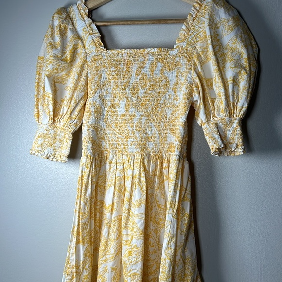 Lilly Pulitzer Yellow and White Floral Dress You Drive me Daisy NWT - Picture 4 of 8